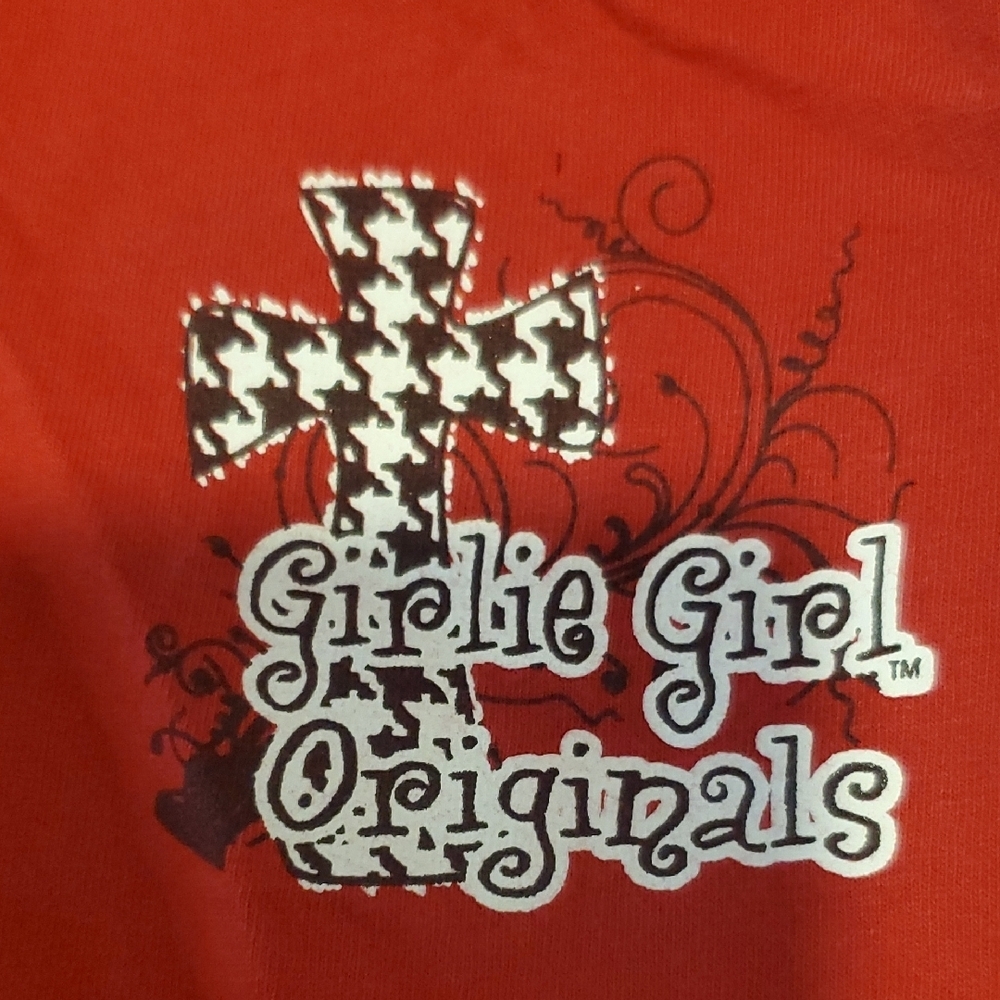 Stylish Red Long Sleeve Kids Tee - Picture 3 of 4